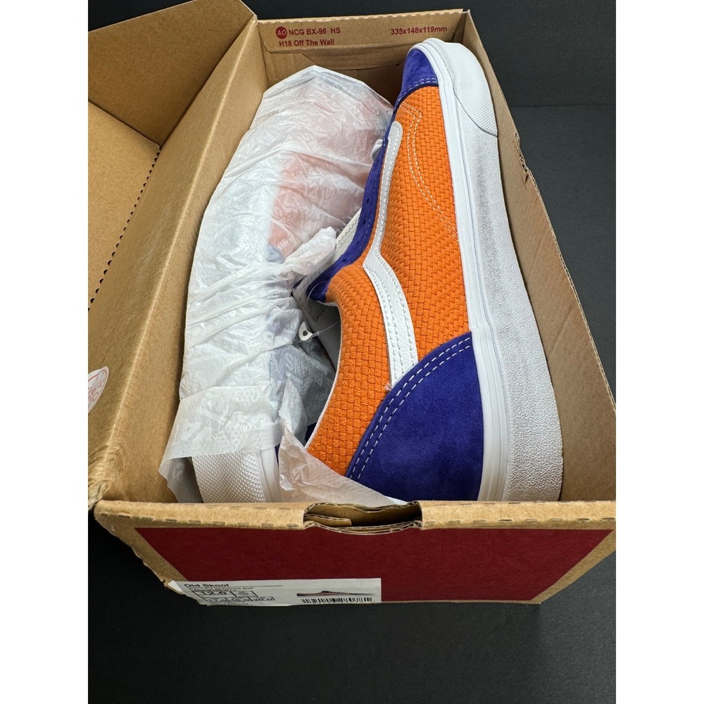 Vans Old Skool P&C Royal Blue Apricot Buff Men's 12 VN0A4U3BWTJ Suede